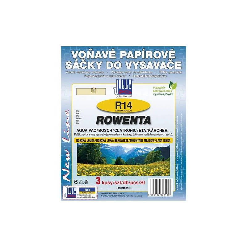 SÁČKY do vysavače papírové ROWENTA R14 3ks