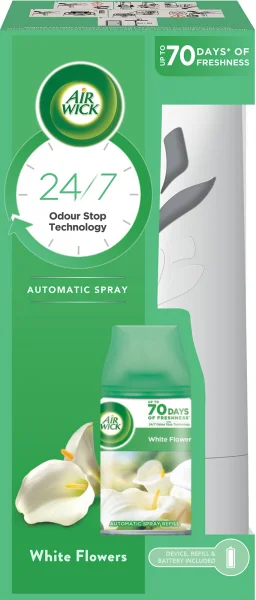 AIRWICK Freshmatic STROJEK a náplň Bílé květy frézie 250ml