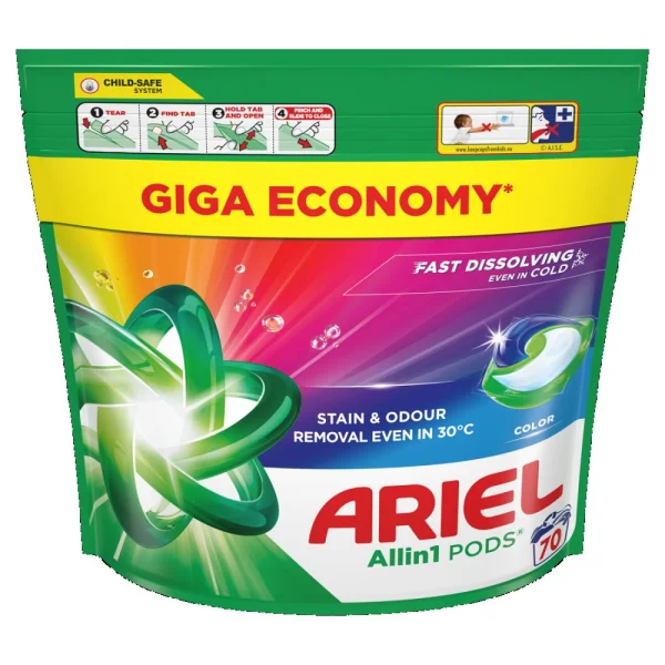 ARIEL kapsle na praní Color 70ks