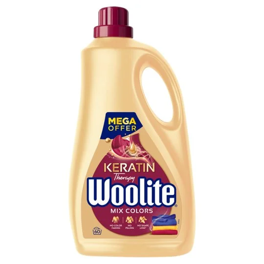 WOOLITE prací gel Keratin Therapy na barevné prádlo 3,6l/60PD