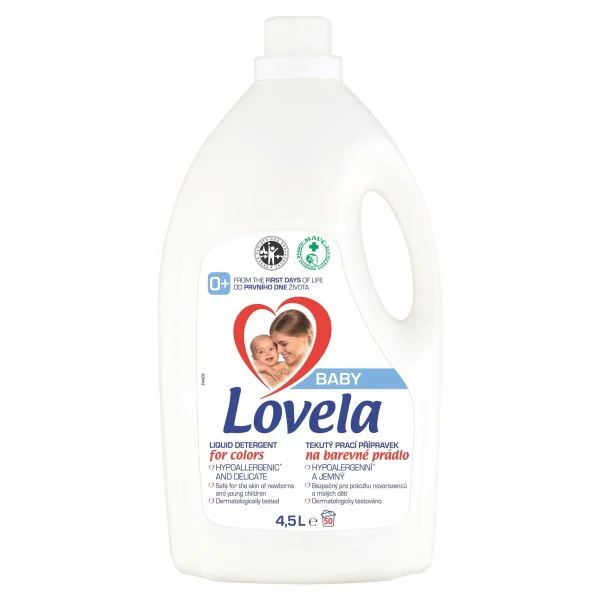 LOVELA prací gel na barevné  prádlo 4,5l/50PD