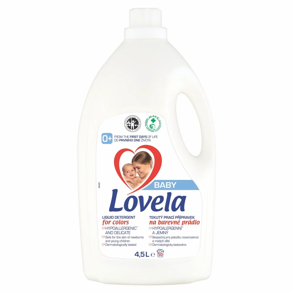 LOVELA prací gel na barevné  prádlo 4,5l/50PD