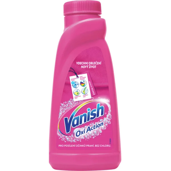 VANISH Oxi Action Gel na odstranění skvrn 0,5l růžový