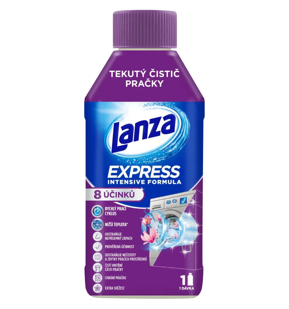 LANZA Tekutý čistič pračky Express 250ml