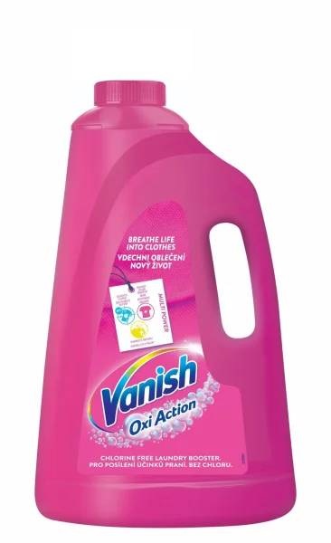 VANISH Oxi Action Gel na odstranění skvrn 3l růžový