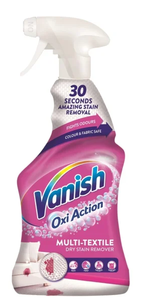 VANISH Oxi Action sprej na koberce a čalounění - odstraňovač skvrn 500ml