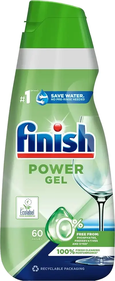 FINISH 0% gel do myčky nádobí 900ml