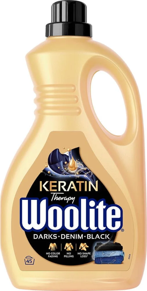 WOOLITE prací gel Keratin Therapy na černé a tmavé prádlo  2,7l/45PD