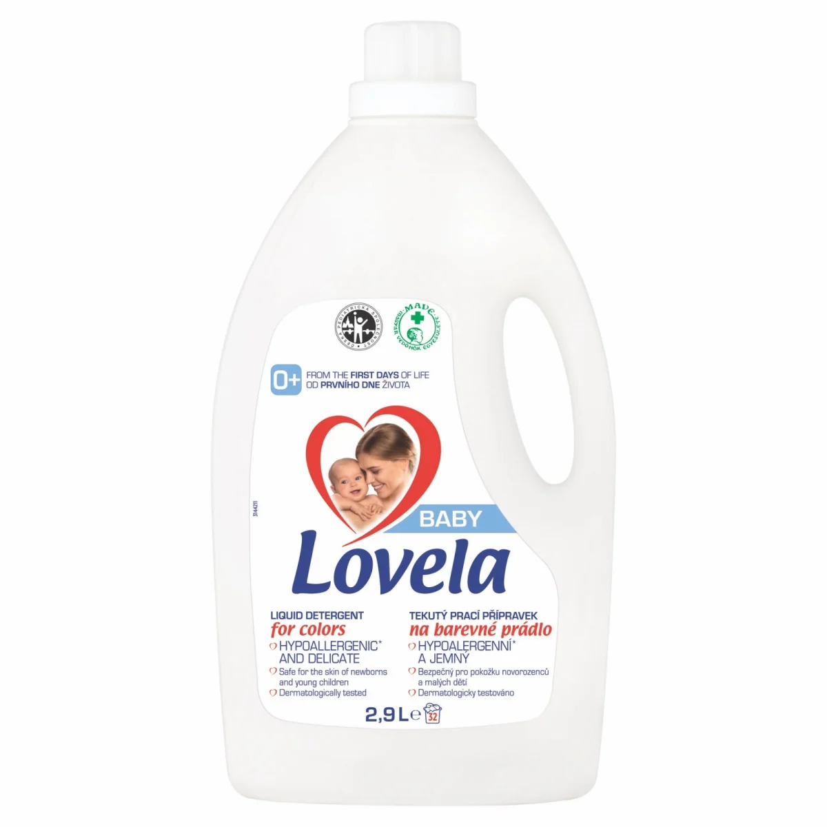 LOVELA prací gel na barevné prádlo 2,9l/32PD