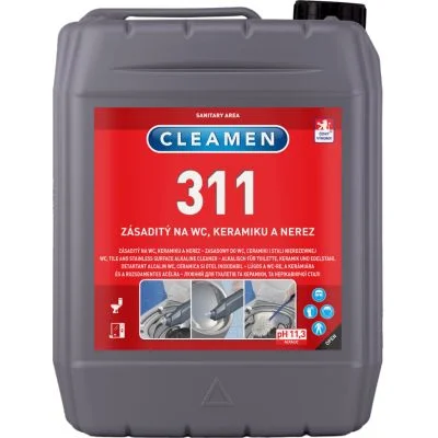 CLEAMEN 311 zásaditý na WC, keramiku a nerez 5l