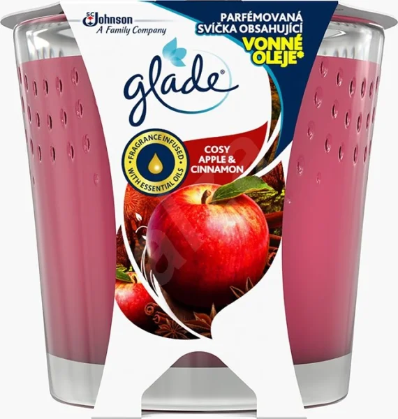 GLADE/BRISE Svíčka Cosy Apple&Cinnamon 129g