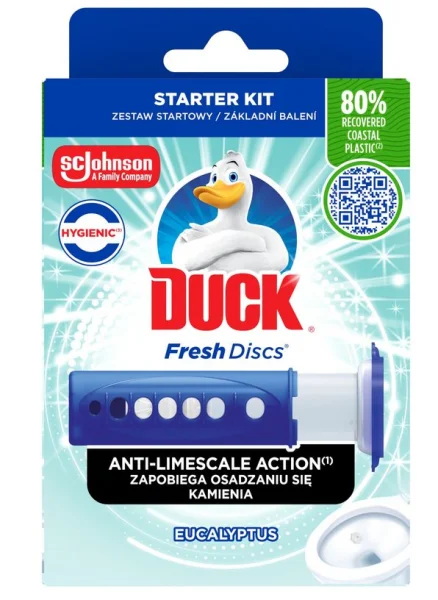 DUCK Fresh Discs - čistič WC Active Eucalyptus 36ml