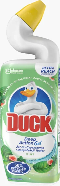 DUCK Deep Action Gel WC tekutý čistič Máta 750ml