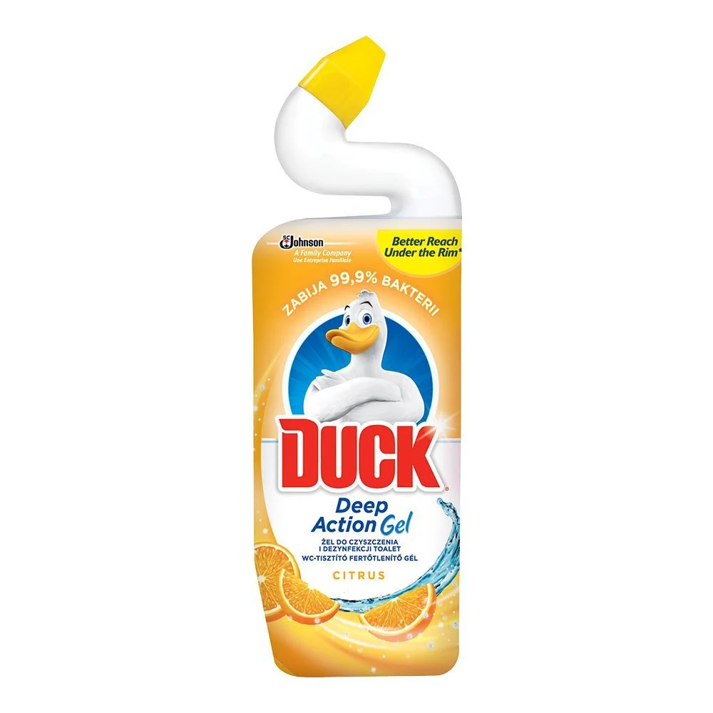 DUCK Deep Action Gel WC tekutý čistič Citrus 750ml