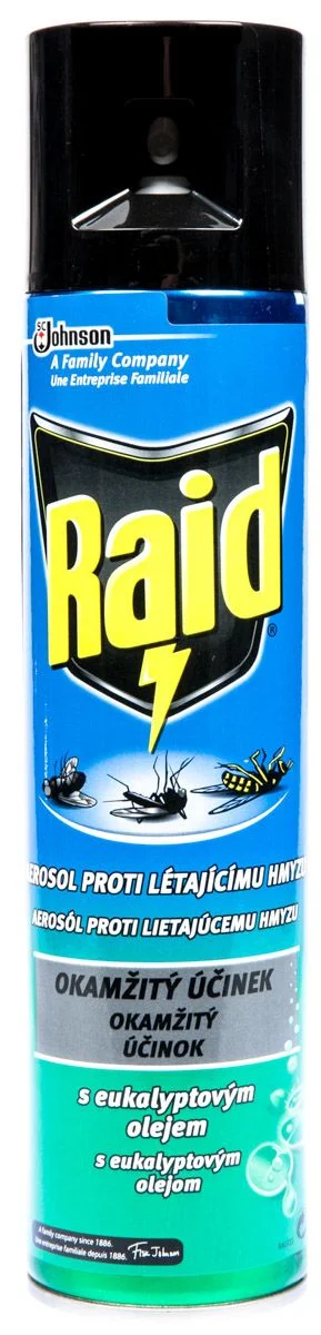RAID Proti létajícímu hmyzu s eukalyptovým olejem 400 ml
