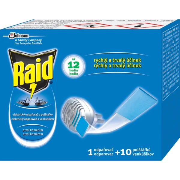 RAID Elektrický odpařovač se suchou náplní 1+10ks