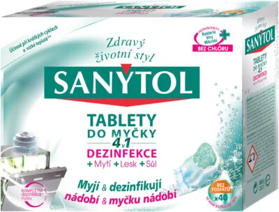SANYTOL Tablety do myčky 4v1 40ks