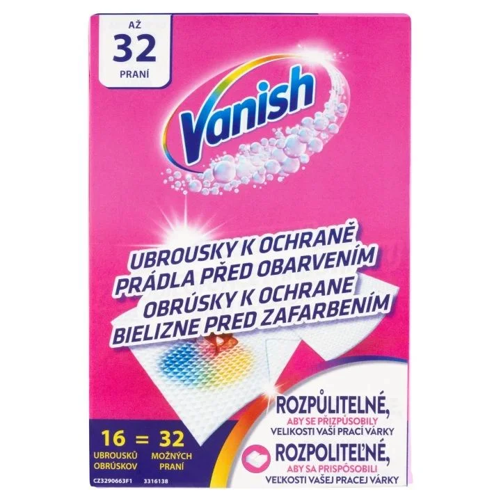 VANISH Color Protect ubrousky proti přenosu barev 16ks/32PD