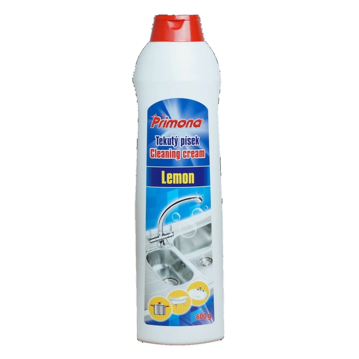 PRIMONA tekutý čistící písek na nádobí Lemon 600ml