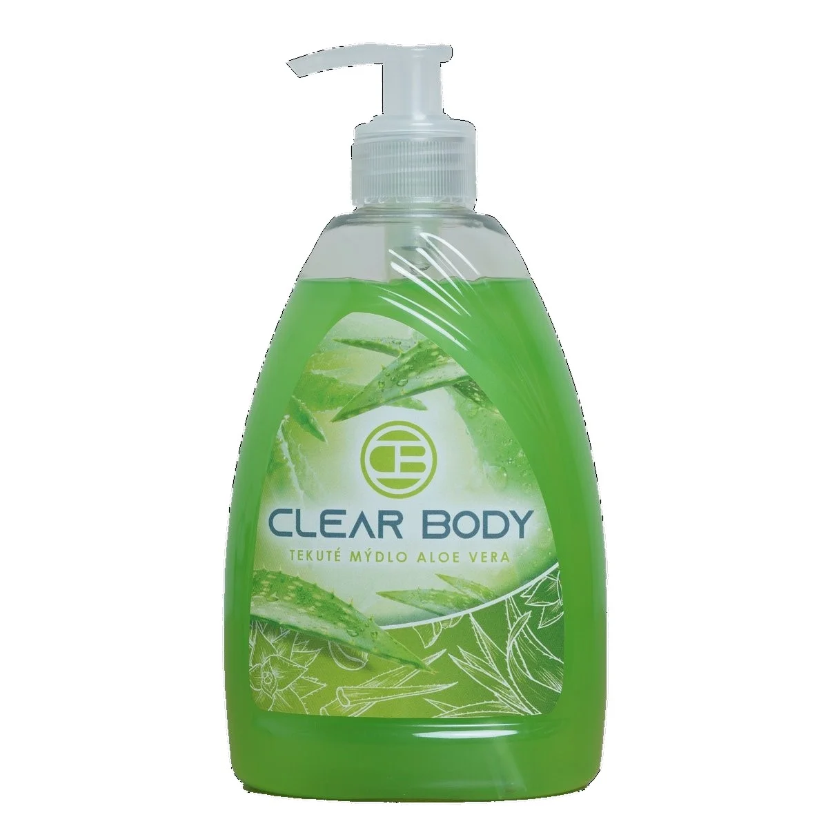 CLEAR BODY tek. mýdlo perleť dávk. Aloe Vera 500ml