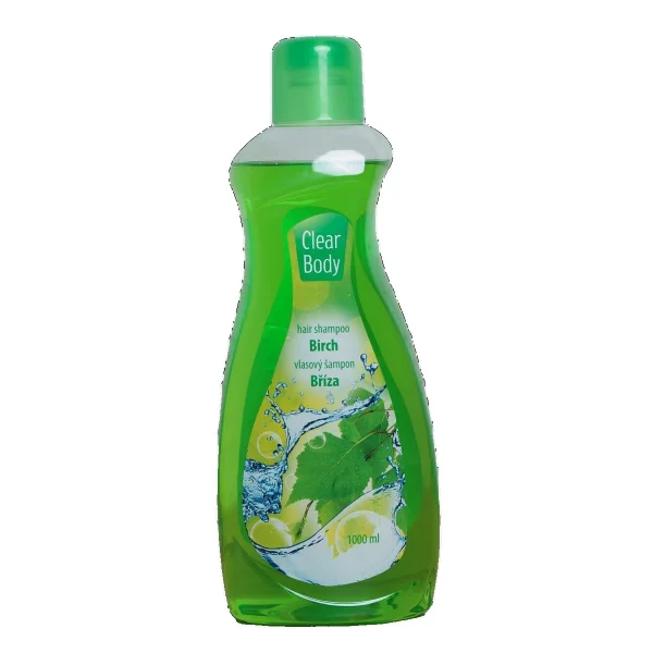 CLEAR BODY vlasový šampon Bříza 1l