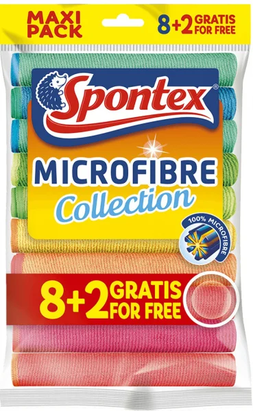 SPONTEX UTĚRKA z mikrovlákna 30x30cm  8+2ks