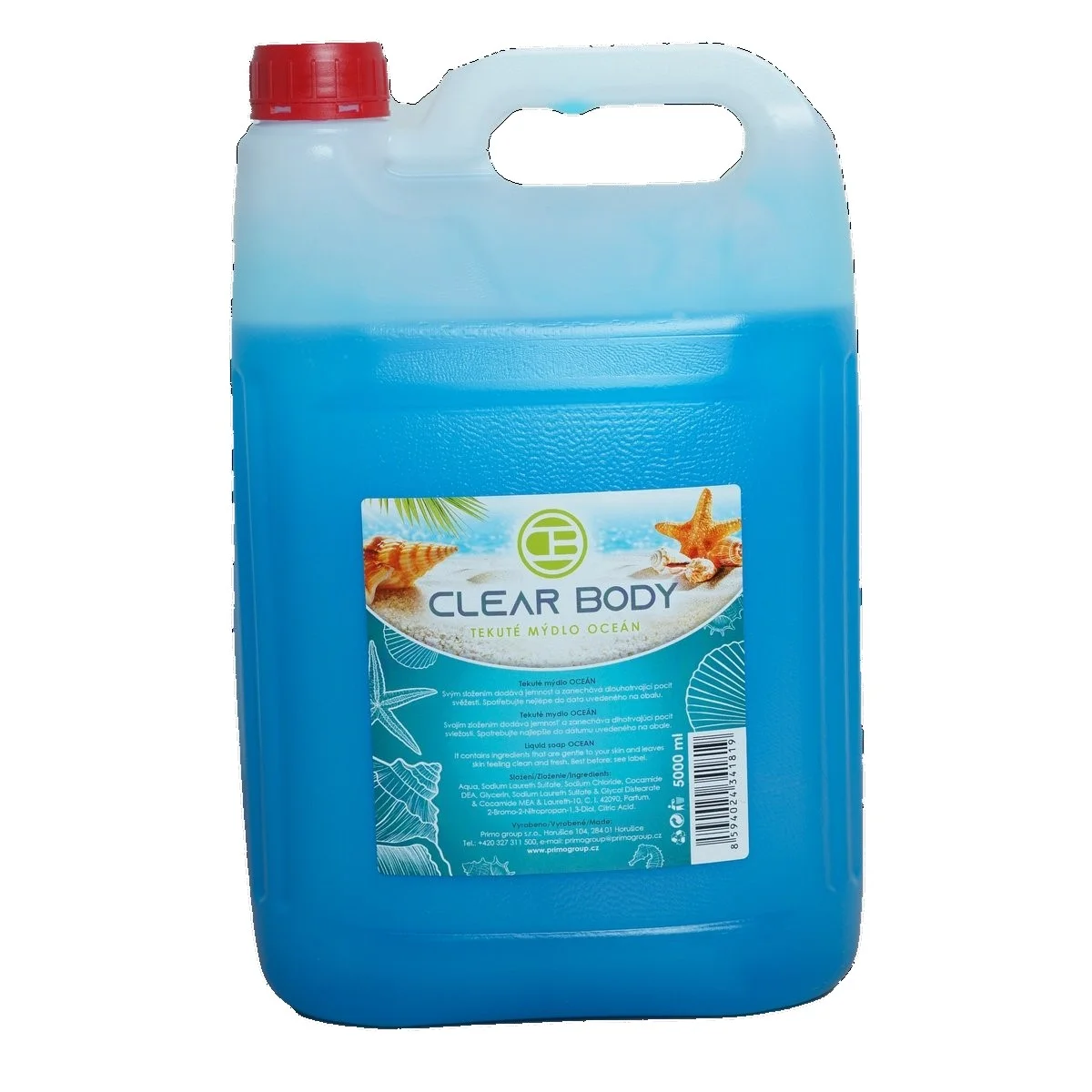CLEAR BODY tek. mýdlo Oceán 5l  modrá