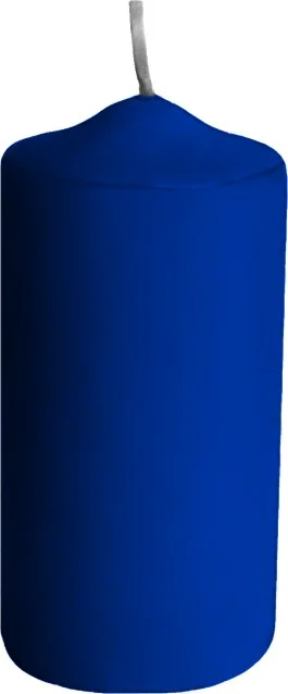 Svíčka válcová tmavě modrá O60 x 120mm [1 ks]