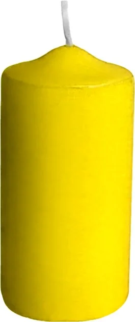 Svíčka válcová žlutá O60 x 120mm [1 ks]