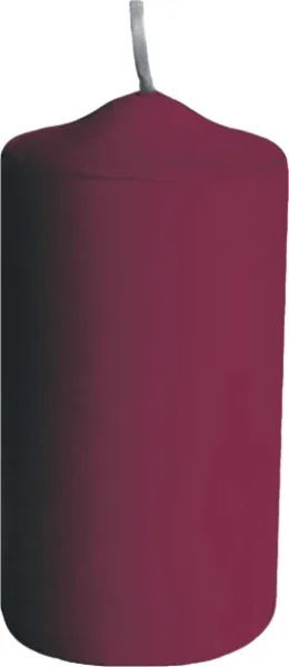Svíčka válcová bordová O60 x 120mm [1 ks]