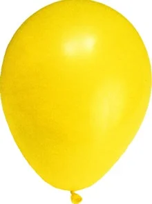 Nafukovací balónek žlutý `M` [100 ks]