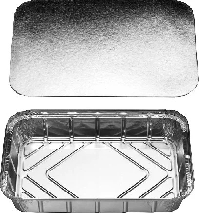 Miska (ALU) hranatá 315 x 215 x 43 mm 2000ml + víčko [10 ks]