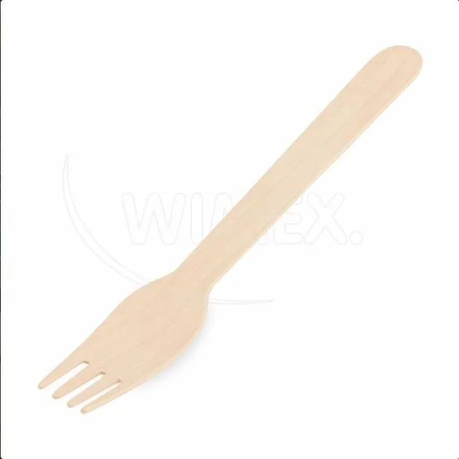 Vidlička dřevěná 16cm [100 ks]