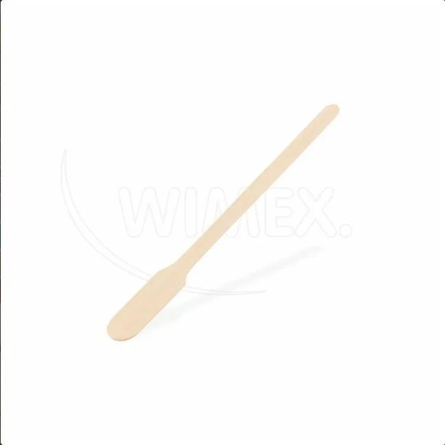 Míchačka dřevěné tvar pádla 14cm [500 ks]