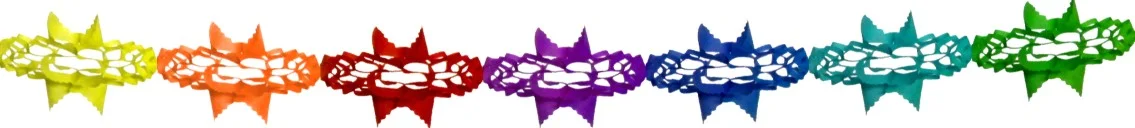 Papírová girlanda O17cm x 4m [1 ks]