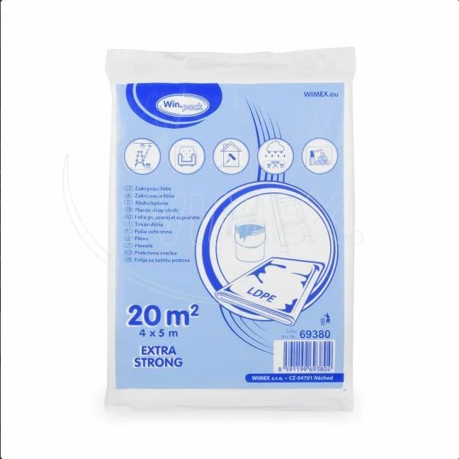 Zakrývací fólie (LDPE) 27µm 4 x 5 m [1 ks]