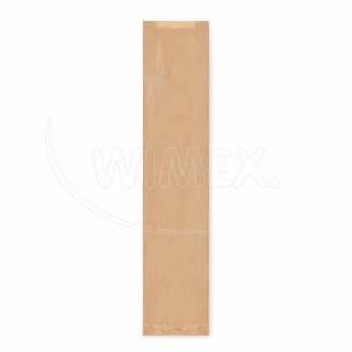 Svačinový papírový sáček hnědý 12+5 x 59 cm `Bageta` [1000 ks]