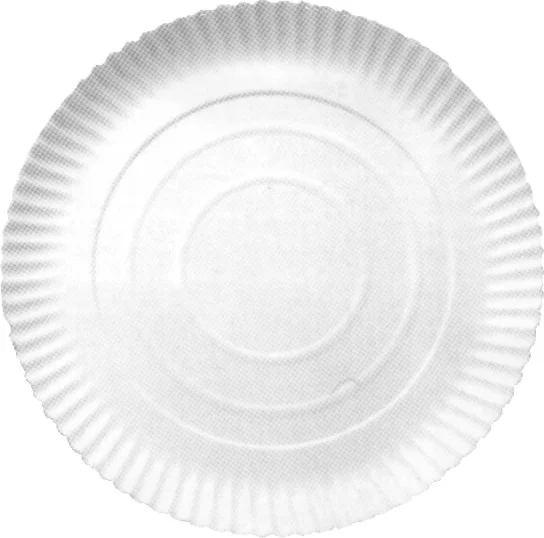 Papírový talíř hluboký O 34 cm RECY [50 ks]