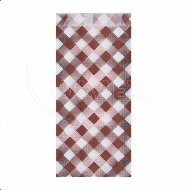Papírový sáček Karo 9+2,5 x 20 cm na párek v rohlíku [300 ks]