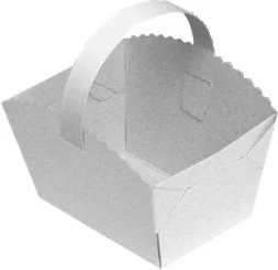 Svatební košíček s ouškem 10 x 8 x 6 cm [50 ks]