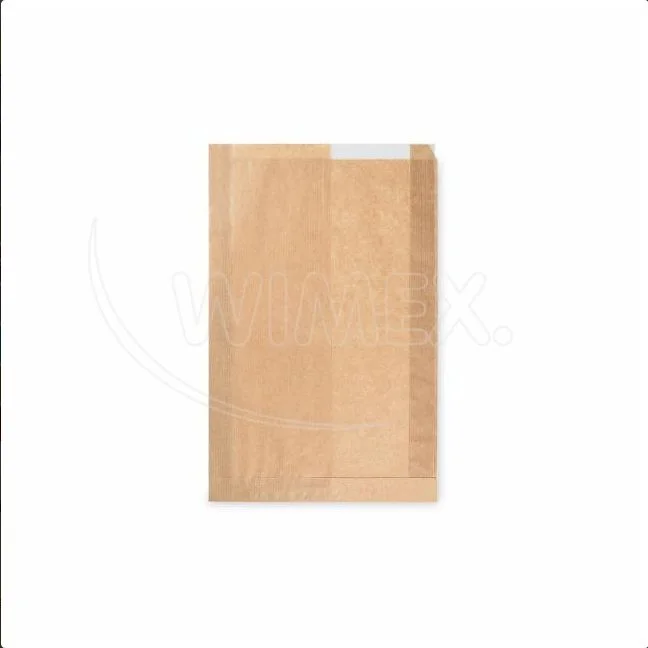 Papírový sáček s okénkem 12cm 22+5 x 34 cm [1000 ks]