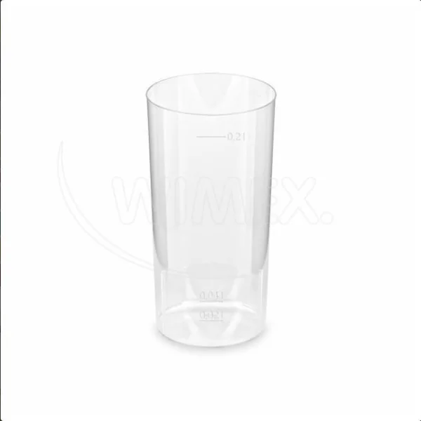 Kelímek krystal (PS) Longdrink O56mm 2cl/4cl/0,2L [10 ks]