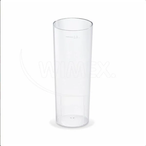 Kelímek krystal (PS) Longdrink O59mm 2cl/4cl/0,3L [10 ks]