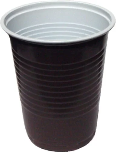 Kávový kelímek (PP) hnědo-bílý O70 mm 0,18L [100 ks]