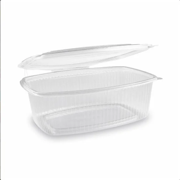 Miska (PP) s víčkem oválná průhledná 2000ml [25 ks]