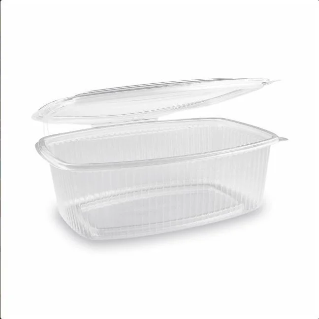 Miska (PP) s víčkem oválná průhledná 2000ml [25 ks]