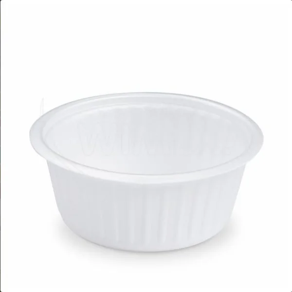 Miska-termo (XPS) kulatá bílá O127mm 400ml [50 ks]