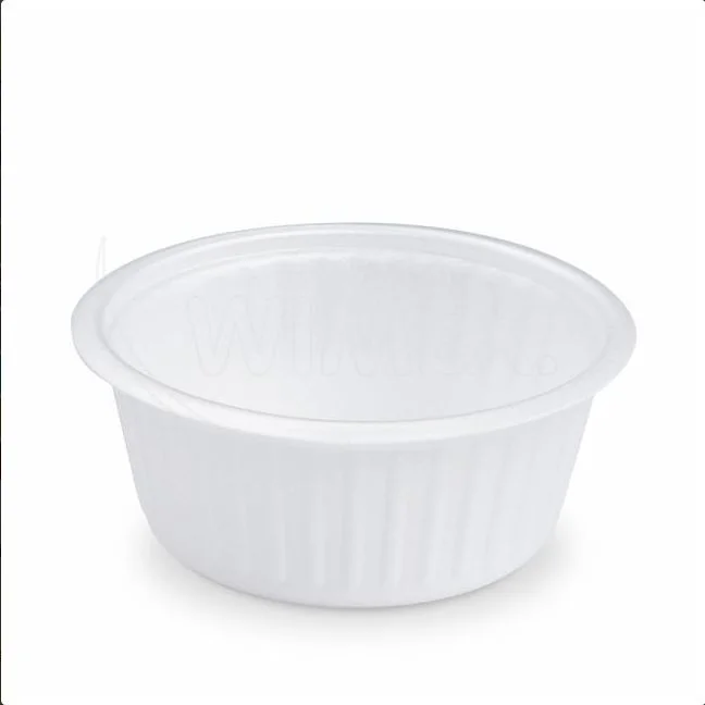 Miska-termo (XPS) kulatá bílá O127mm 400ml [50 ks]