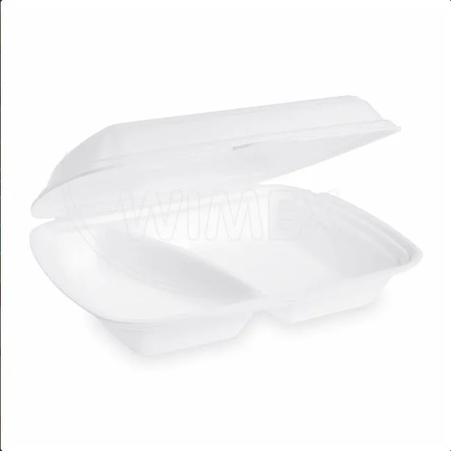 Menu box (XPS) 2dílný bílý 241 x 207 x 69 mm [125 ks]