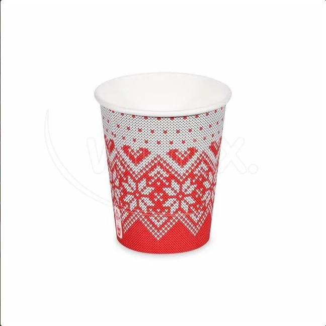 Papírový kelímek Zimní období O80mm 280ml `M` [50 ks]